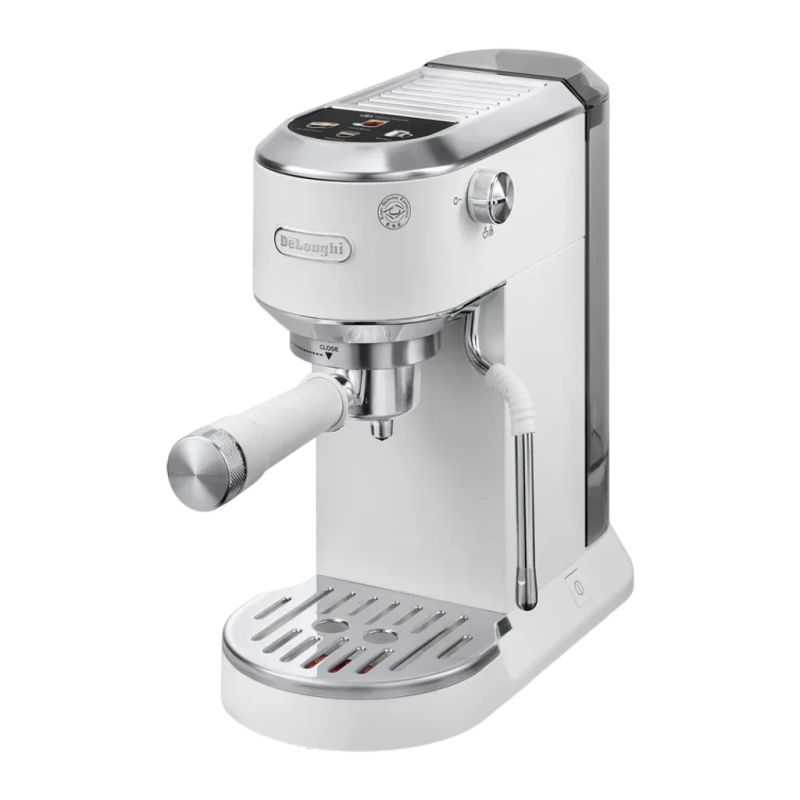 De'Longhi Dedica Duo 1,1L Mousseur manuel 15bar Blanc EC890.WI 1450W buse vapeur Machine Espresso