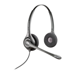 Poly H261N Supraplus Binaural Câble Noir Arceau avec micro Casque