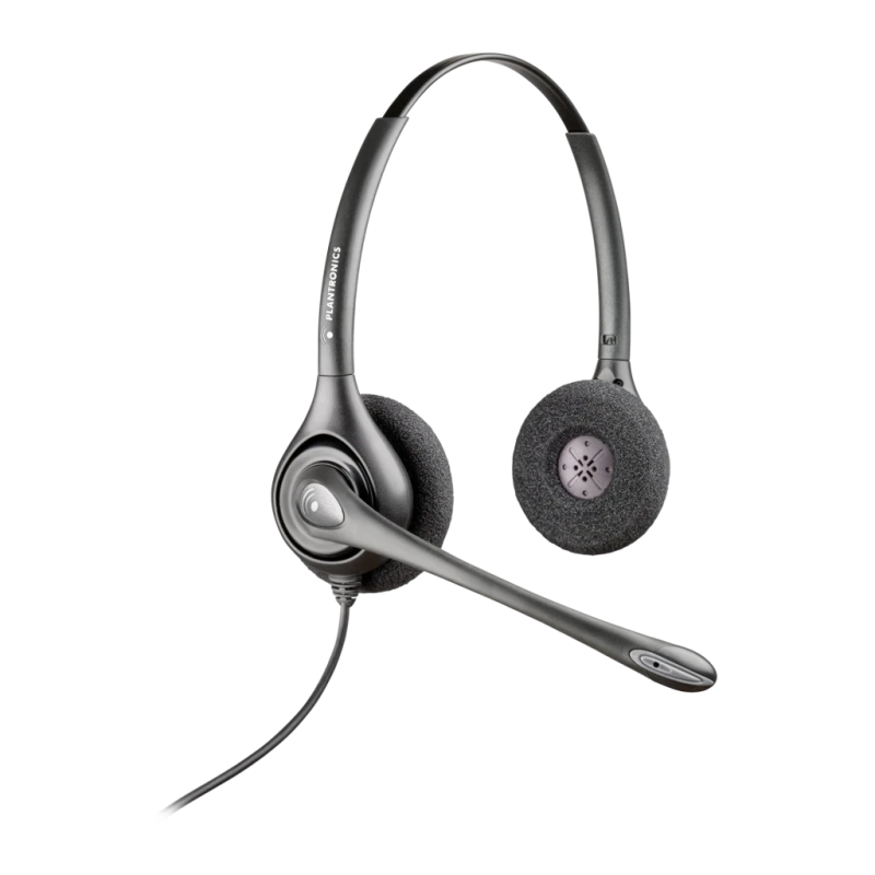 Poly H261N Supraplus Binaural Câble Noir Arceau avec micro Casque