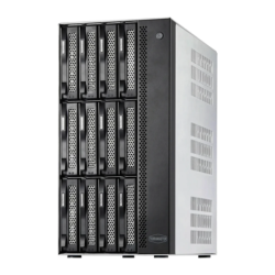 Terramaster 12 Baies Sans Disques 2× 10GbE T12-500 Pro 16GB Gris Serveur NAS