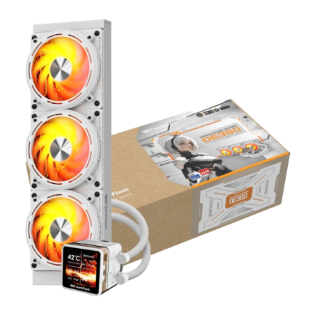 Darkflash DE360 360mm ARGB Blanc Refroidissement liquide AIO