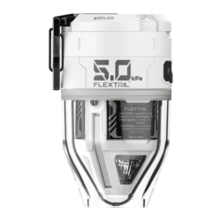 Pompe Portable Flextail Max Pump 3 Blanc USB-C Rechargeable 300lm 6 embouts