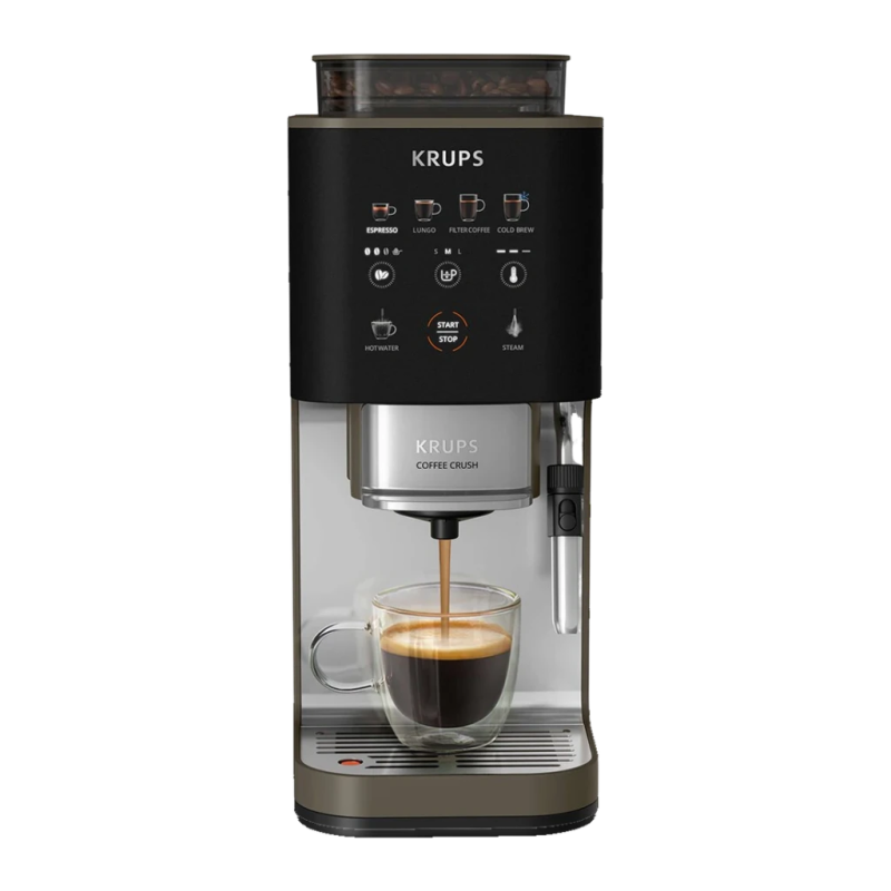 Krups Coffee Crush Experience Broyeur Intégré 15bar Noir SA403B Machine à café superautomatique