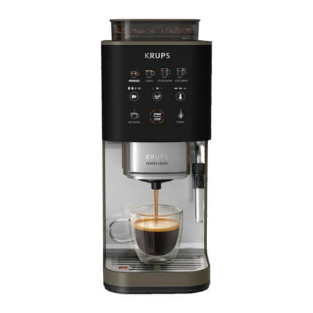 Krups Coffee Crush Experience Broyeur Intégré 15bar Noir SA403B Machine à café superautomatique