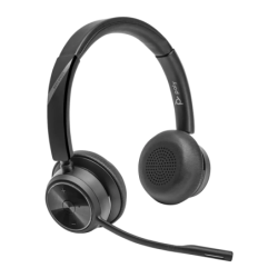 Poly Savi 7420 Office Stereo DECT 13h Noir Arceau avec micro Casque