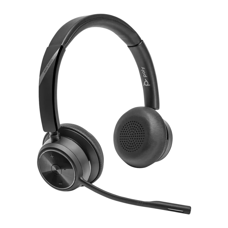 Poly Savi 7420 Office Stereo DECT 13h Noir Arceau avec micro Casque