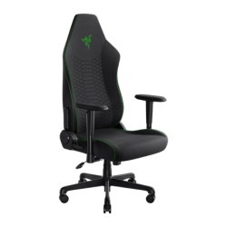 Razer Iskur V2 X Noir/Vert Tissu Respirant 2D 136kg coussin lombaire Chaise gaming