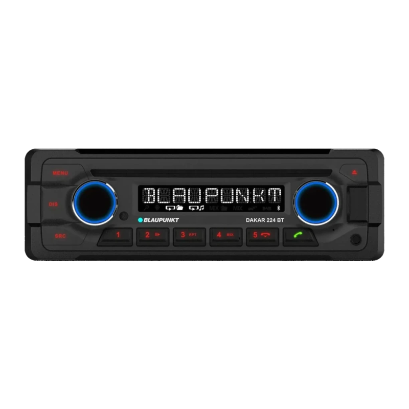 Blaupunkt Dakar 224 BT Heavy Duty 24V Noir 1 DIN Bluetooth Autoradio