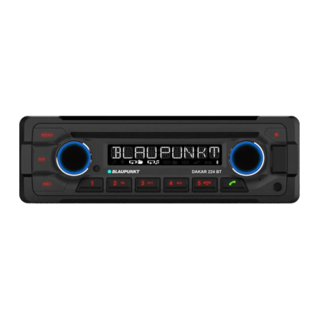 Blaupunkt Dakar 224 BT Heavy Duty 24V Noir 1 DIN Bluetooth Autoradio