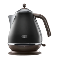 De'Longhi Icona Vintage KBOV 2001 1,7L 2000W Noir acier inoxydable Bouilloire électrique