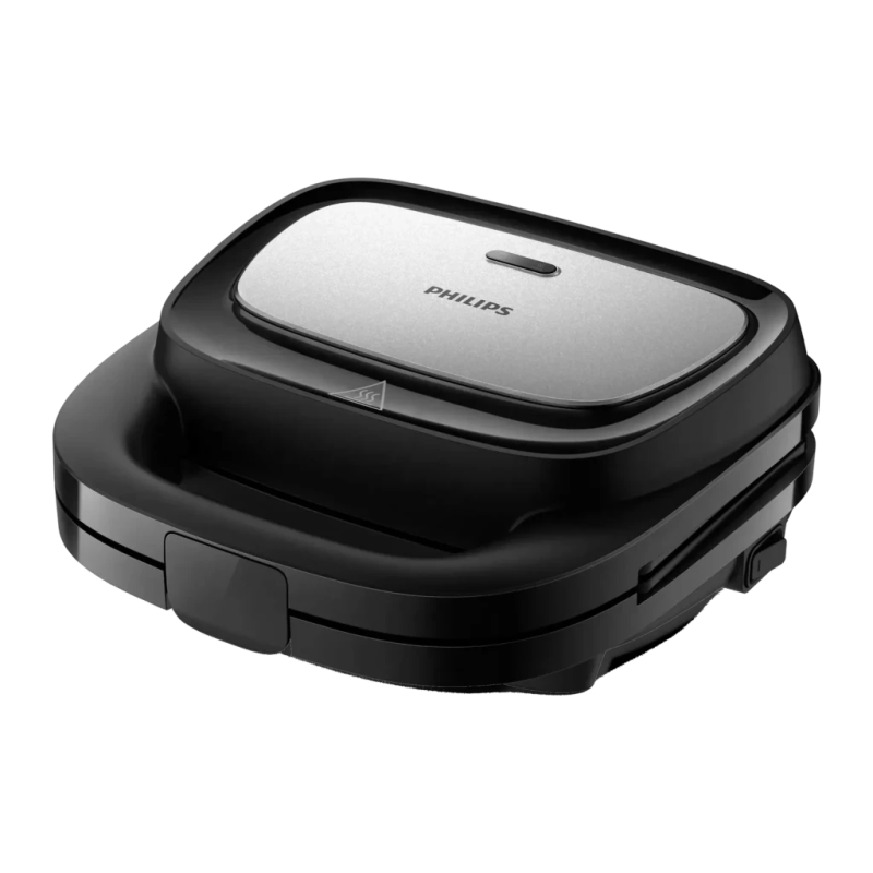Philips Grill 3 en 1 750W Noir/Argent HD2350/80 Appareil à croque-monsieur