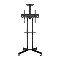 Support TV UNYKAch UK501 Noir Sol Mobile Inclinable ±15° 32 pouces-75 pouces VESA 600x400