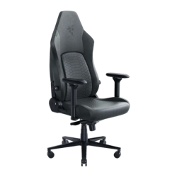 Razer Iskur V2 Fabric Gris Tissu 4D 136kg appui-tête coussin lombaire Chaise gaming