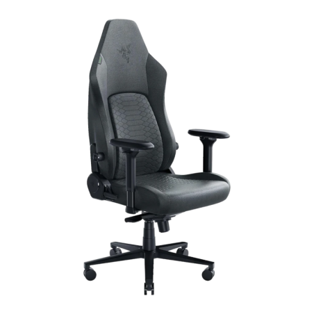 Razer Iskur V2 Fabric Gris Tissu 4D 136kg appui-tête coussin lombaire Chaise gaming