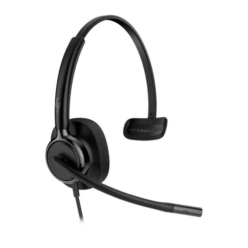 HP Poly Mission 415 Mono USB-C Réduction de bruit Noir Arceau avec micro Casque