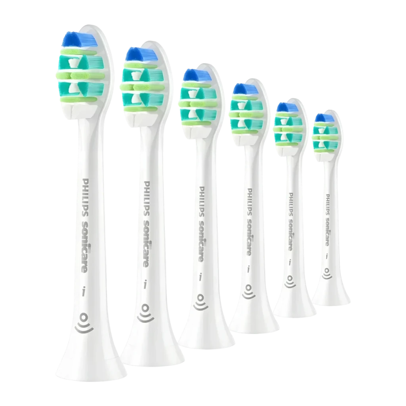 Têtes de brosse à dents Philips Sonicare InterCare Pack 6 BrushSync Blanc HX9006/87