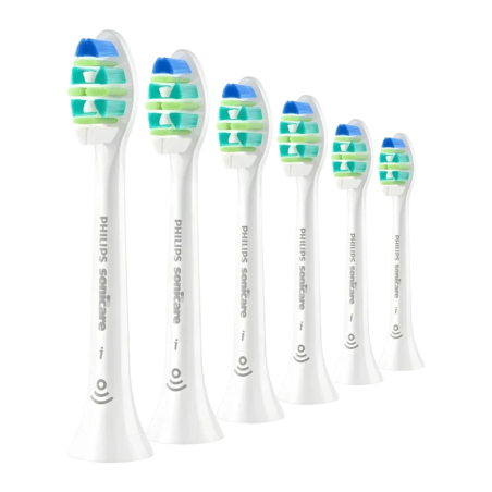 Têtes de brosse à dents Philips Sonicare InterCare Pack 6 BrushSync Blanc HX9006/87