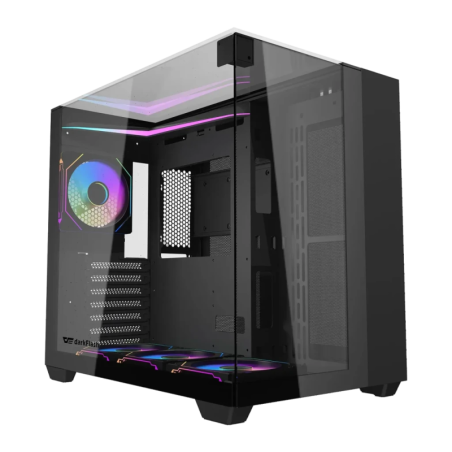 Darkflash TH285 Midi Tower Verre Trempé ATX/M-ATX/ITX Noir Boîtier PC