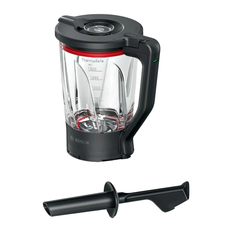 Bol en verre Bosch ThermoSafe 1,5L Noir/Transparent MUZS6MX