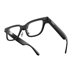 Rokid AI Smart Glasses Monture standard Noir 12MP audio ouvert Bluetooth Lunettes connectées