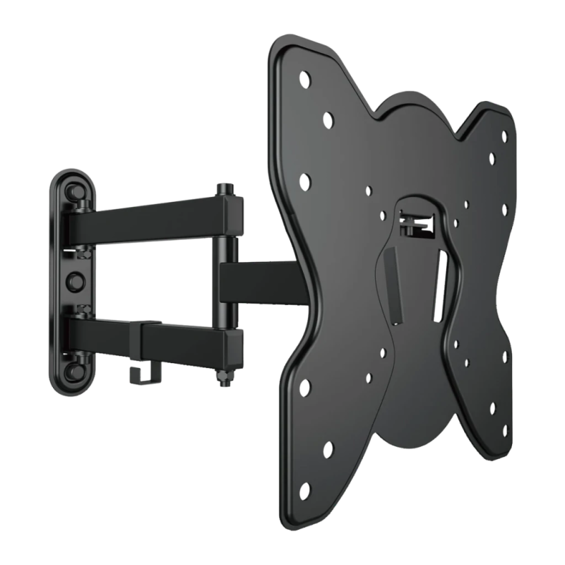 Support TV Metronic Noir Mural Orientable et Inclinable 28 pouces-42 pouces 451063