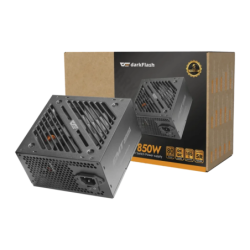 Darkflash Non modulaire 850W 80 Plus Bronze Noir EMT850 Alimentation