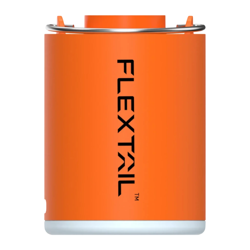 Pompe Portable Flextail Tiny Pump X Orange Rechargeable USB-C 200lm 3 niveaux