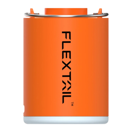 Pompe Portable Flextail Tiny Pump X Orange Rechargeable USB-C 200lm 3 niveaux