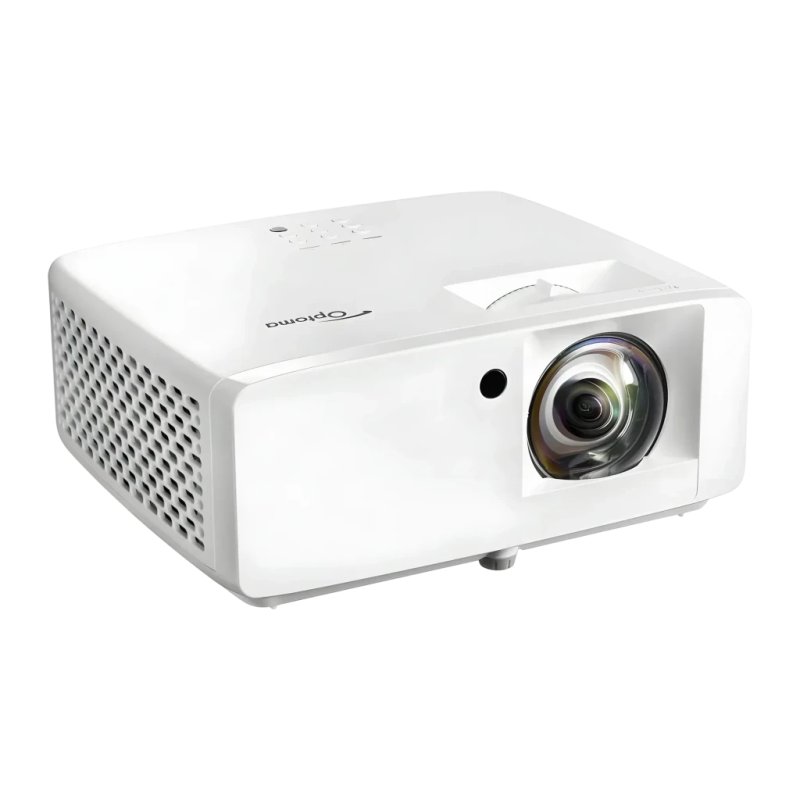 Optoma Laser Courte Focale Full HD 1080p 3500 lumens ANSI Blanc ZH350ST enceinte 15W jusqu'à 300 pouces 32dB Projecteur