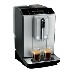 Machine à café automatique Bosch Serie 2 1,4L Moulin céramique Mousseur de lait Argent TIE20301