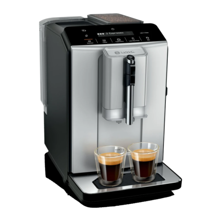 Machine à café automatique Bosch Serie 2 1,4L Moulin céramique Mousseur de lait Argent TIE20301