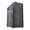 Darkflash DK351 Verre Trempé ATX 4 Ventilateurs ARGB Noir Boîtier PC