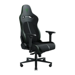 Razer Enki Noir/Vert Cuir Synthétique 4D 136kg inclinable appui-tête vérin classe 4 Chaise gaming