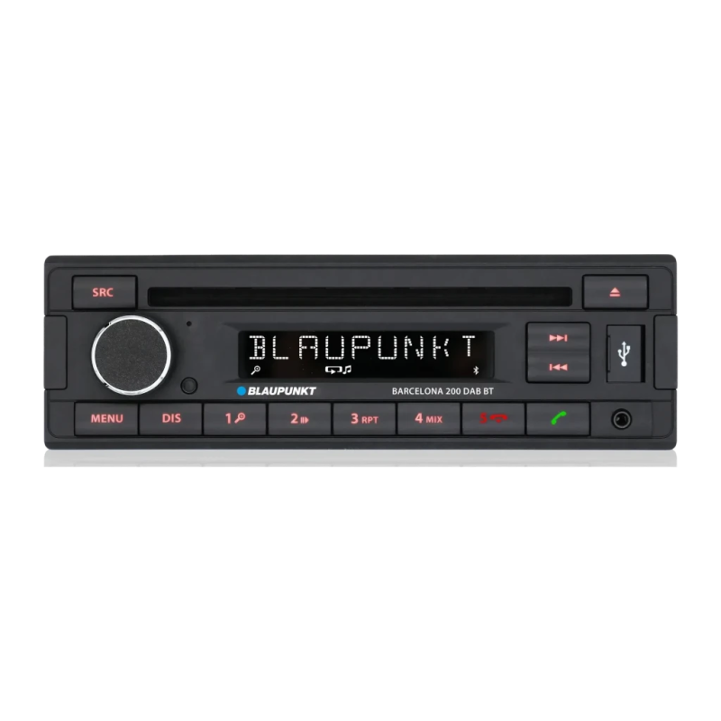 Blaupunkt Barcelona 200 DAB BT Noir 1 DIN Bluetooth Autoradio