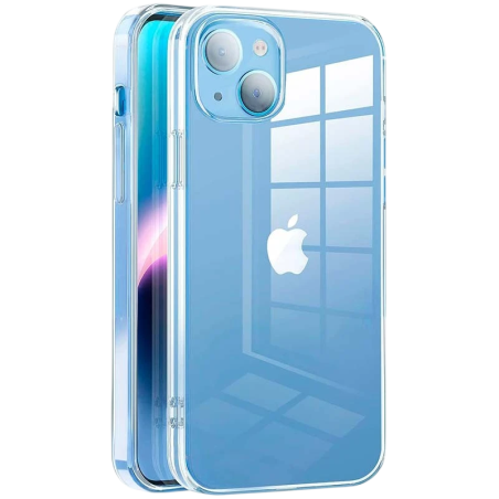 Coque en silicone iPhone 14 Transparent