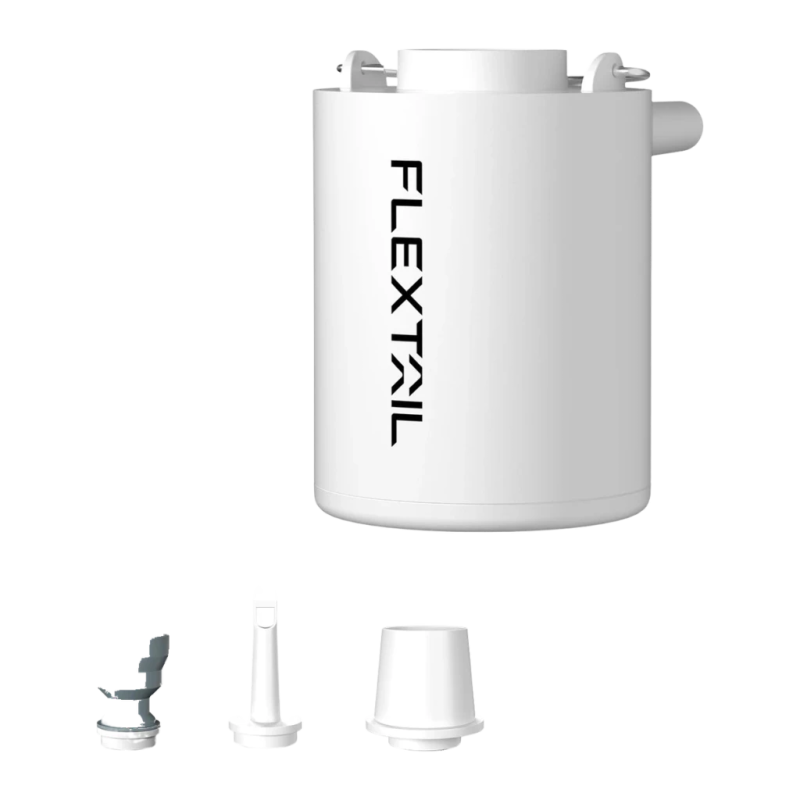 Flextail Tiny Pump X 2024 Blanc 1300mAh lampe torche LED Gonfleur électrique portable