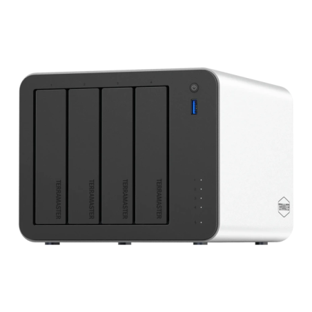 Terramaster 4 Baies Sans Disques 2×5GbE F4-425 Plus 8GB Serveur NAS
