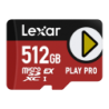 Lexar Play Pro Express 512GB 900MB/s V30 U3 Carte microSD