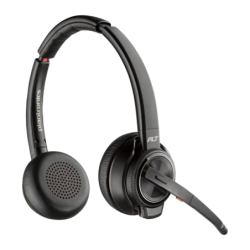 Poly Savi 8220 UC DECT USB-A 13h Noir Arceau ANC avec micro Casque