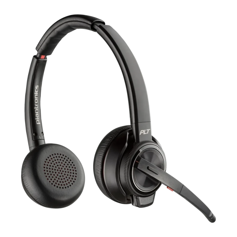 Poly Savi 8220 UC DECT USB-A 13h Noir Arceau ANC avec micro Casque