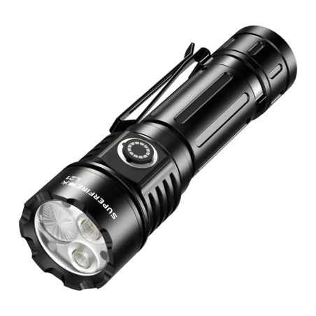 Superfire L21 Noir USB-C 1350 Lumens 3000mAh IP44 Lampe torche LED rechargeable