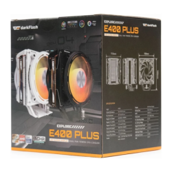 Darkflash E400 Plus Écran LED Température Noir Ventirad CPU