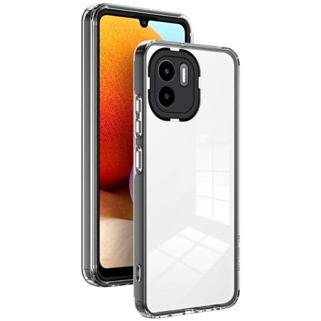 Coque en silicone Xiaomi Redmi A1 / Redmi A2 avec Bumper Noir