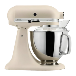 KitchenAid Artisan 4,7L 300W Bol inox Beige 5KSM175PSEFL Robot de cuisine