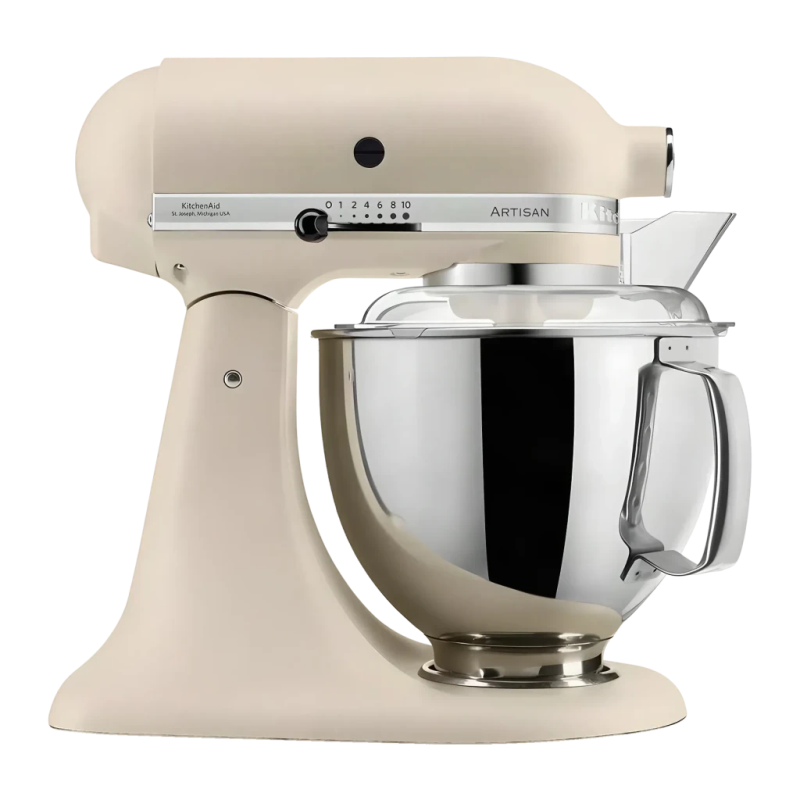 KitchenAid Artisan 4,7L 300W Bol inox Beige 5KSM175PSEFL Robot de cuisine