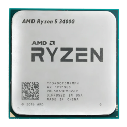 AMD Ryzen 5 3400G AM4 Tray 4 Cœurs 8 threads 4,2GHz Processeur