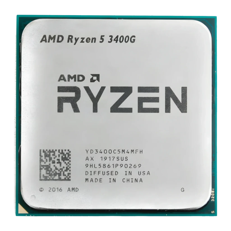 AMD Ryzen 5 3400G AM4 Tray 4 Cœurs 8 threads 4,2GHz Processeur
