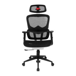 Drift Noir/Blanc Maille respirante 2D 150kg DRAIR200 coussin lombaire vérin classe 4 Chaise gaming