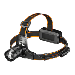 Superfire HZ01 Noir USB-C 360m Lumière UV 395nm IP44 Lampe frontale rechargeable