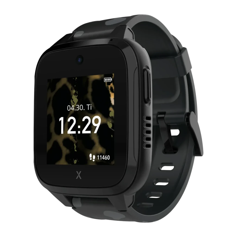 Xplora XGO3 2e Gen 4G Noir 1,3 pouces TFT Appels SOS Visio GPS IP68 Smartwatch